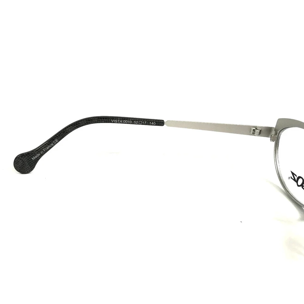 BOZ Eyeglasses Frames VISTA 0010 Black Silver Cat Eye Full Rim 52-17-140